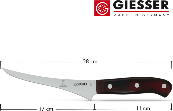 Giesser seit 1776 - Made in Germany - Filetiermesser 17 cm Rocking Chefs, PremiumCut Filet No 1, Fil