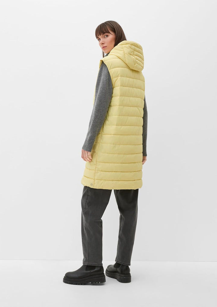 s.Oliver Damen Outdoor Weste 44 hellgelb, 44 hellgelb