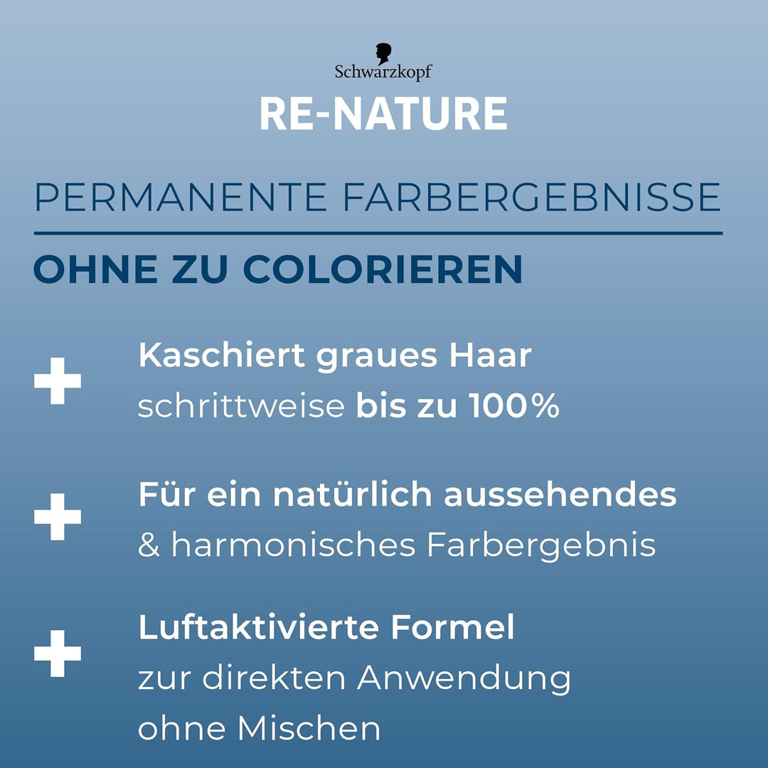 Men Perfect Re-Nature Männer Mittelblond bis Mittelbraun (3x 145 ml), Re-Pigmentierungs-Creme, stell