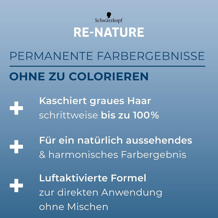 Men Perfect Re-Nature Männer Mittelblond bis Mittelbraun (3x 145 ml), Re-Pigmentierungs-Creme, stell