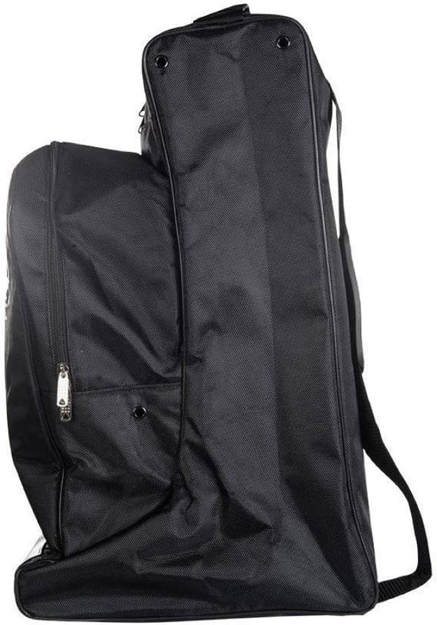 HKM Stiefeltasche mit Helmfach, schwarz Einheitsgrösse Schwarz, Einheitsgrösse Schwarz