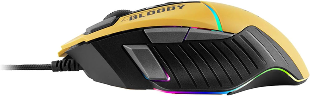 A4tech W95Max Sports Gaming Maus, Optische Kabelgebundene Gaming-Maus, USB 12 000 CPI, 8000 FPS, 250