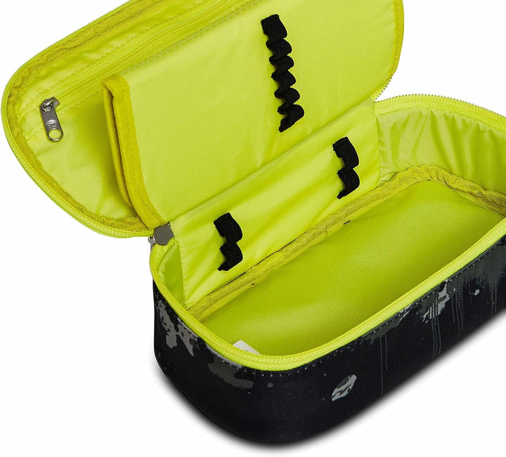 Seven Federmäppchen, Mäppchen, Mehrfarbig, nachhaltiges Gewebe, Federtasche für Schreibwaren, mit St