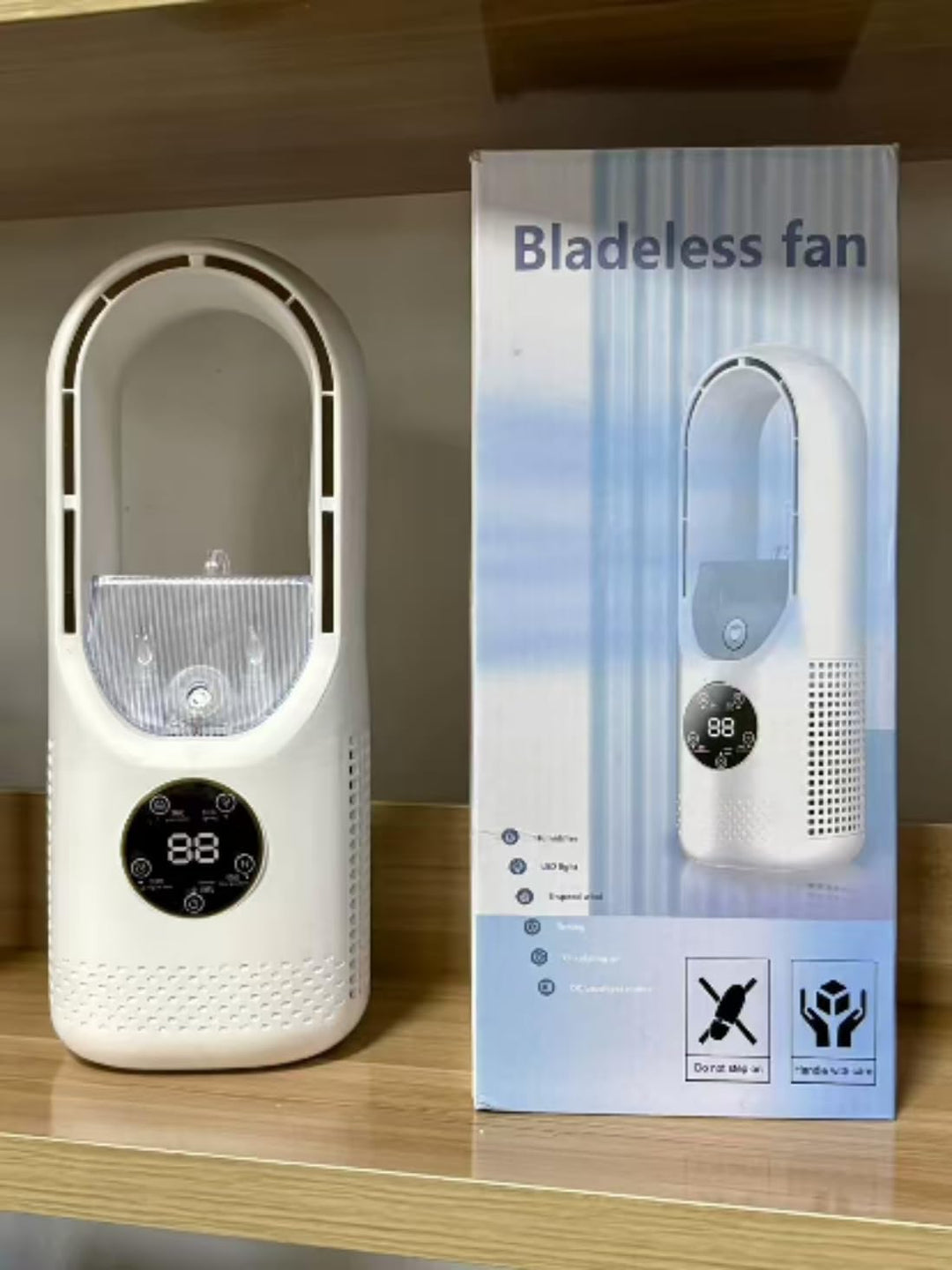 Tragbarer Klimaanlagenventilator, leiser Klimaanlagenventilator mit 6 Geschwindigkeiten, Mini-Ventil