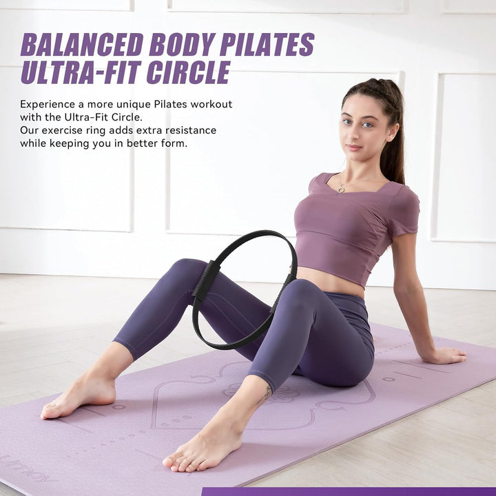 Pilates-Ring, 35,6 cm, magischer Kreis, Pilates-Ringe zur Konzentration auf die Stärkung der inneren