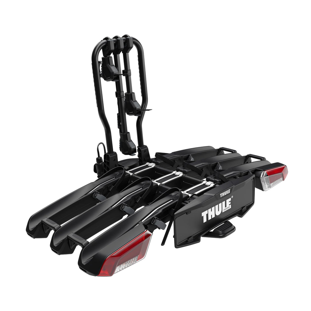 Thule Easyfold 3 Plattform Anhängerkupplung Fahrradträger Schwarz 3(4) bikes, Black 3(4) bikes