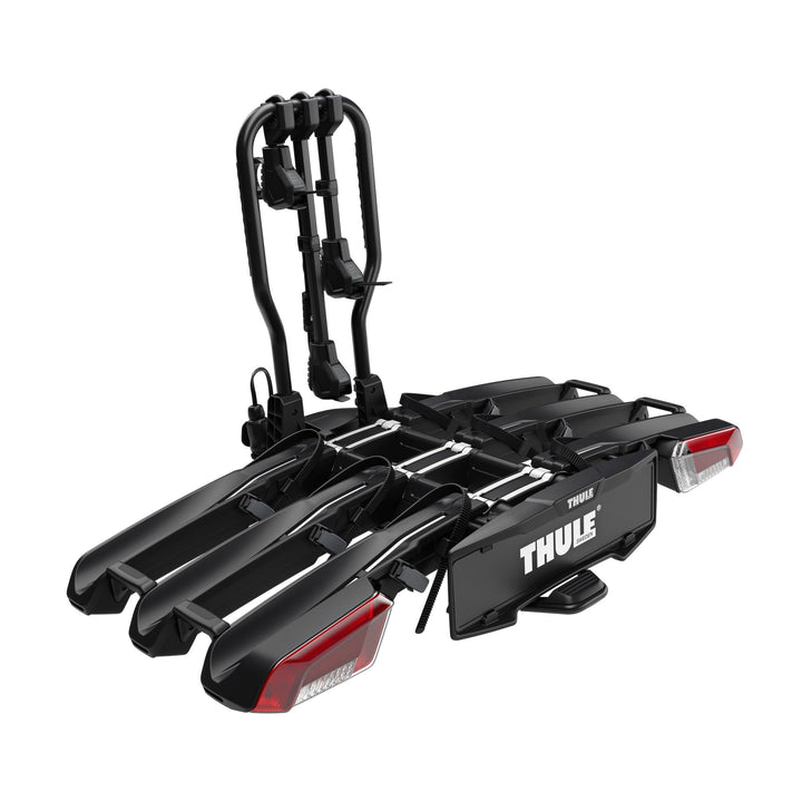 Thule Easyfold 3 Plattform Anhängerkupplung Fahrradträger Schwarz 3(4) bikes, Black 3(4) bikes