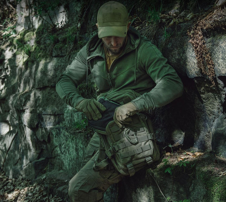 Tactical Polygon Small 20L Taktischer Rucksack – Oliv | Militär & Outdoor Rucksack Herren | Mit MOLL