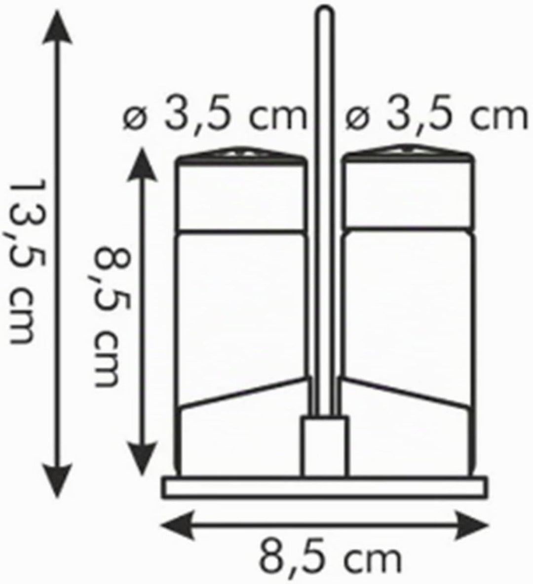 Tescoma Salz- und Pfefferstreuer-Set Club (je 12 Stück) 12 x Salz-Pfeffer, 12 x Salz-Pfeffer