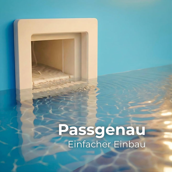 poolomio® PVC-Poolfolie rund, hochwertige &amp; kältebeständige Poolinnenfolie für Schwimmbecken, Ersatz
