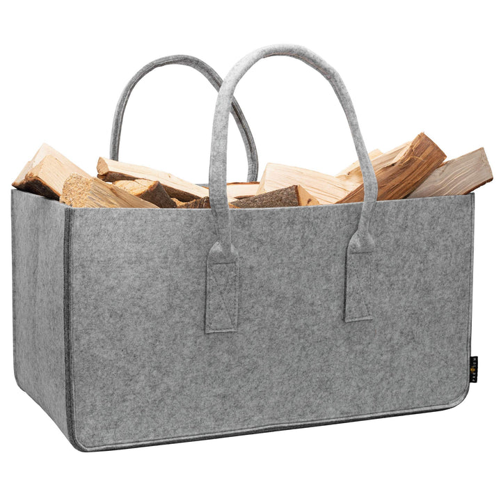 Rubberneck Allzweckfilztasche XXL mit Tragegriffen aus Filz für Holz, Zeitungen, Kaminholz, 61 x 32