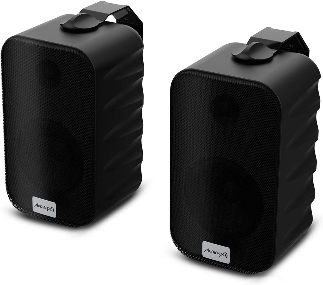 Audibax PR-42T Black Altavoces 4 Pulgadas 100V Instalación 2 Vías 75W Con soporte