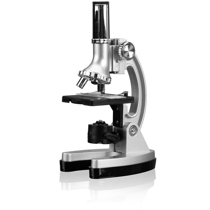Bresser junior Mikroskop-Set Biotar (300x-1200x mit umfangreichen Zubehör und batteriebetriebener Du