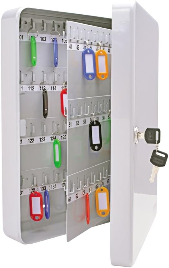 Sterling Locks KC140 Sperren Schlüsselkasten mit 140 Haken, Grau 140 hooks, 140 hooks