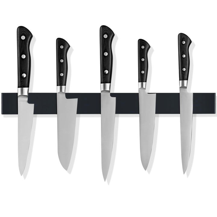 Fousenuk 40cm Magnetleiste Messer, Edelstahl Messerhalter Magnetisch, Selbstklebend Magnet, Knife Ho