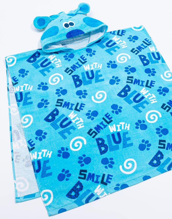 Blue's Hinweise und du Handtuch Poncho Kinder Kleinkinder | Mädchen Jungen Pädagogisch Animierte Wel