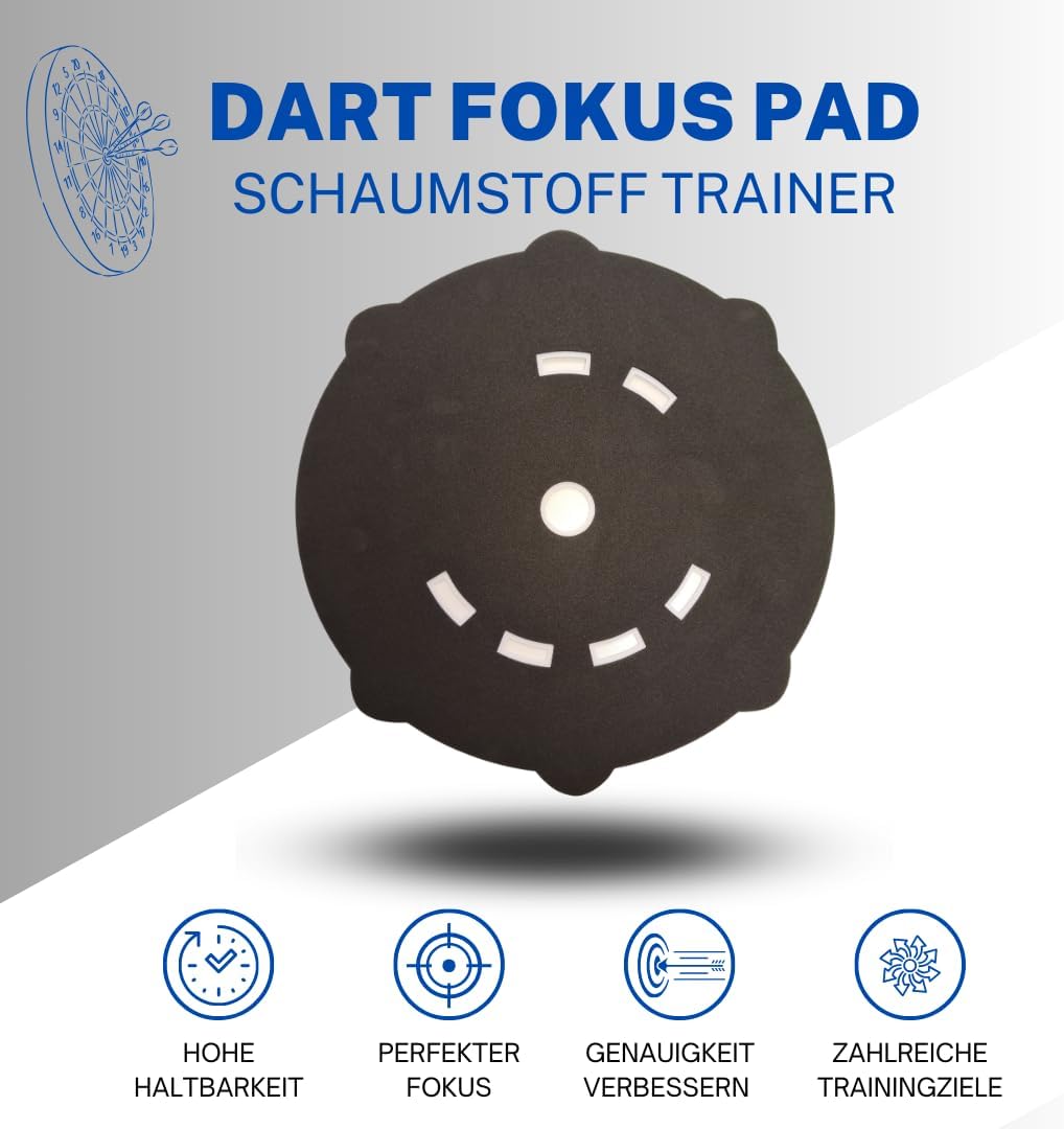 Target Foam Dart Trainer Dartscheibe aus Schaumstoff - Dart Zubehör - Training für Auge-Hand-Koordin