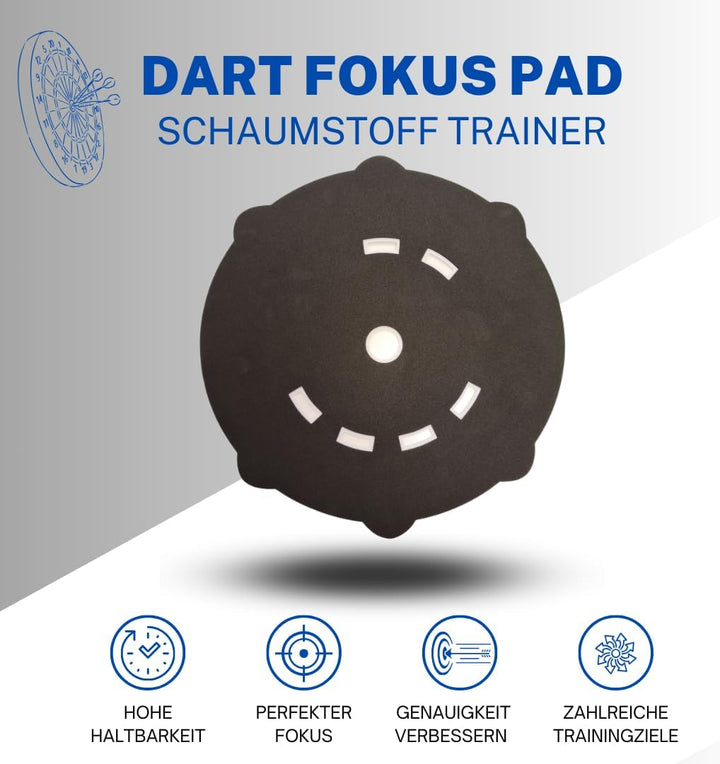 Target Foam Dart Trainer Dartscheibe aus Schaumstoff - Dart Zubehör - Training für Auge-Hand-Koordin