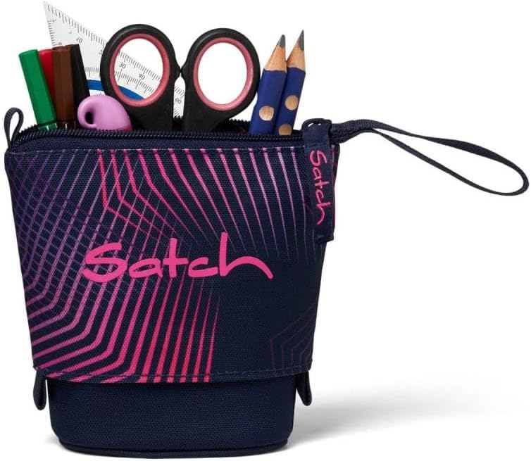 Satch Pack Pencil Slider Light Edition Schulrucksack Set 3tlg. inkl. Sportbeutel (Seismic Pink), Sei