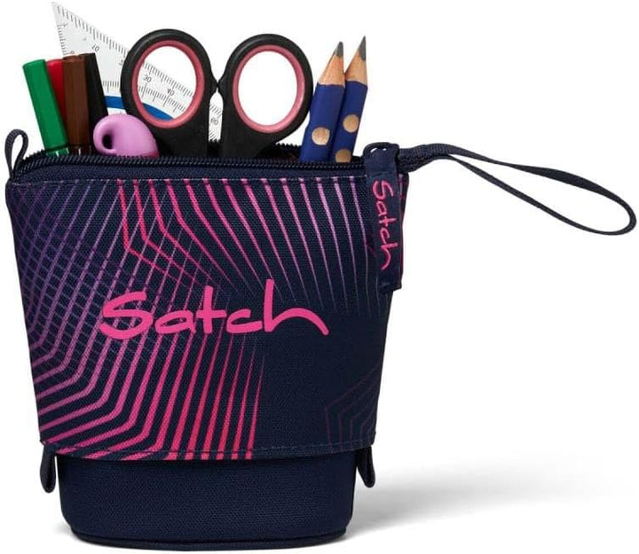 Satch Pack Pencil Slider Light Edition Schulrucksack Set 3tlg. inkl. Sportbeutel (Seismic Pink), Sei