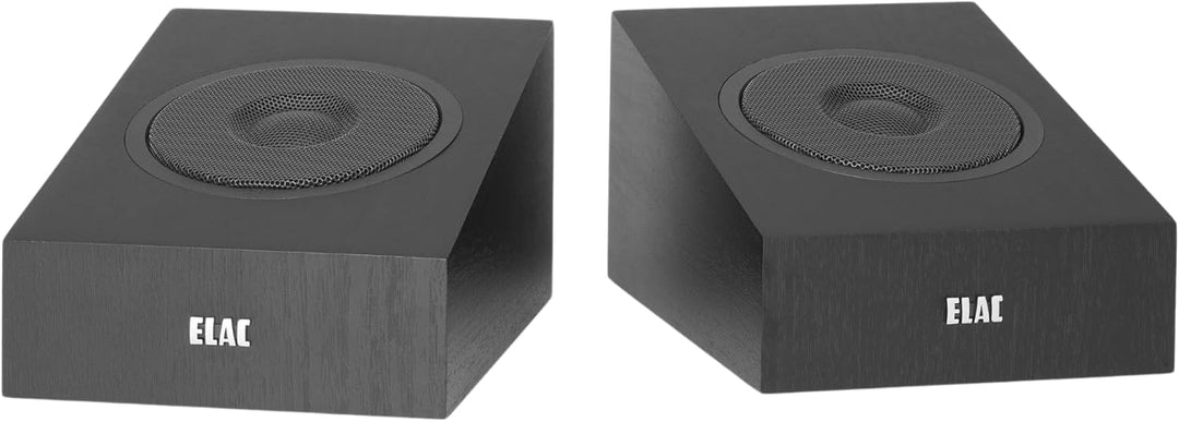 ELAC Debut 2.0 A4.2 Dolby Atmos Modul-Lautsprecher, Schwarz, Paar – Konzentrischer Treiber mit 1,3 c