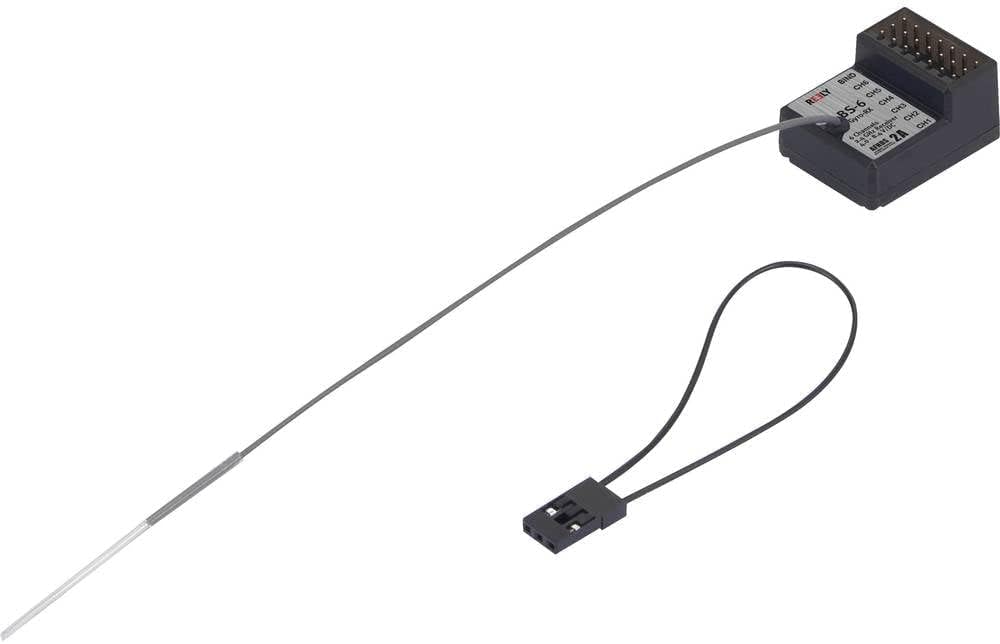 Reely BS-6 6-Kanal Empfänger 2,4 GHz Stecksystem JR