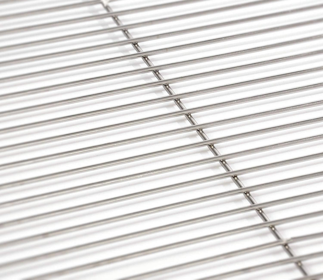 Grillrost Ø 64,5 cm aus Edelstahl rostfrei und elektropoliert 4mm für Grill rund, Kugelgrill, Feuers