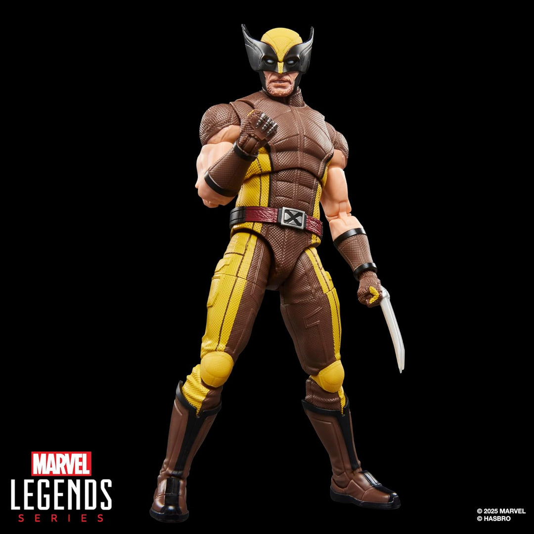 Marvel Legends Series Wolverine (brauner Anzug), Action-Figurengeschenk zum Sammeln zum Marvel Studi