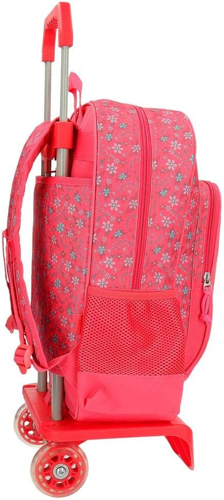 Movom Enjoy Rucksack mit Trolley Rosa 31x42x17,5 cms Polyester 16.93L Rucksack 42cm mit Trolley, Ruc