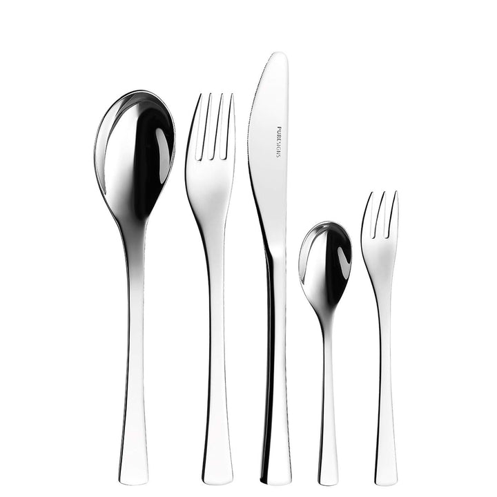 Puresigns FIVE Menübesteck 30 tlg, Edelstahl poliert 1023000 30-teilig, 30-teilig