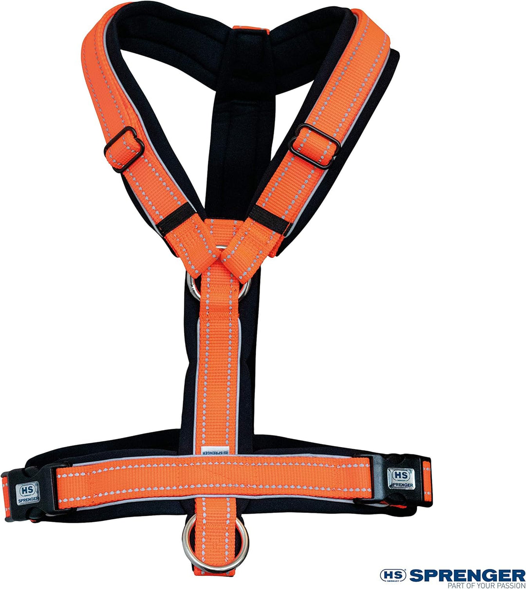 Sprenger Y-Geschirr reflektierend I gepolstert mit weichem strapazierfähigen Neopren I fellschonend