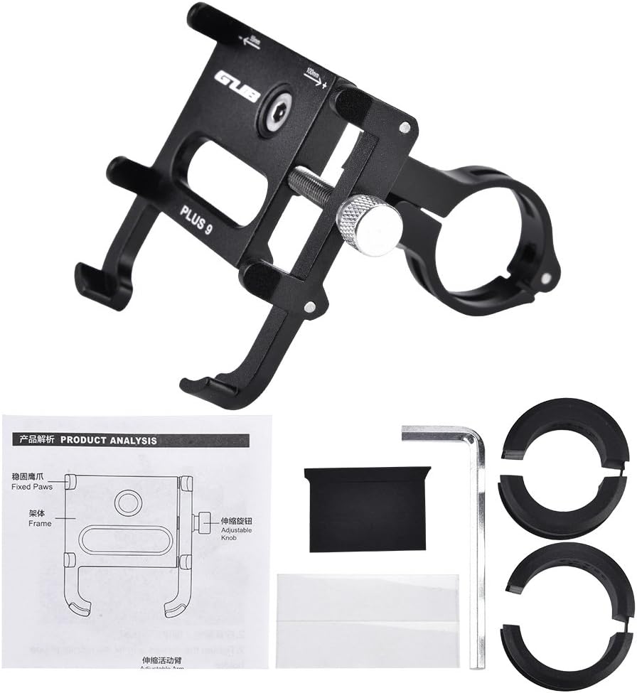 Tbest Fahrrad Handyhalterung Motorrad Mountian Bike Phone Mount Halter Universal 360 ° Einstellbare