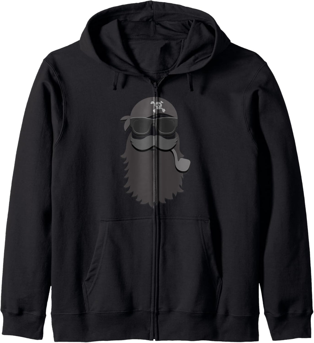 Entspannte Piraten Sonnenbrille Lustiges Geschenk Kapuzenjacke