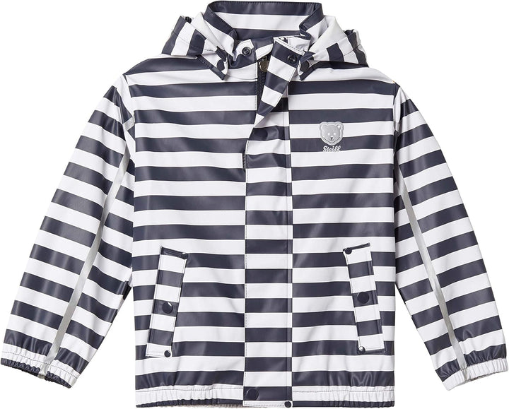 Steiff Jungen Rainjacket Regenjacke 110 Blau (Black Iris 3032), 110 Blau (Black Iris 3032)