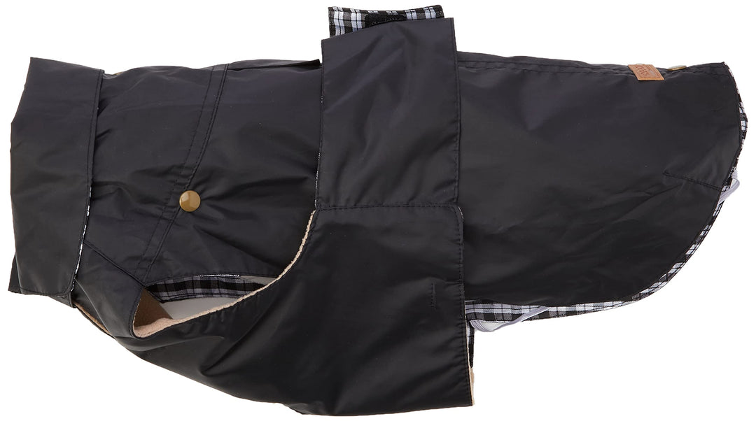 Croci Montreal - Hundemantel, Wintermantel, wasserdichte Jacke, Grösse 40 cm, schwarz Schwarz 40 cm,