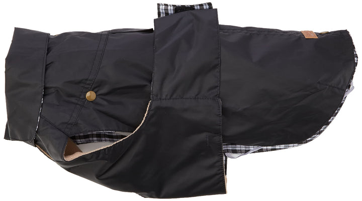 Croci Montreal - Hundemantel, Wintermantel, wasserdichte Jacke, Grösse 40 cm, schwarz Schwarz 40 cm,