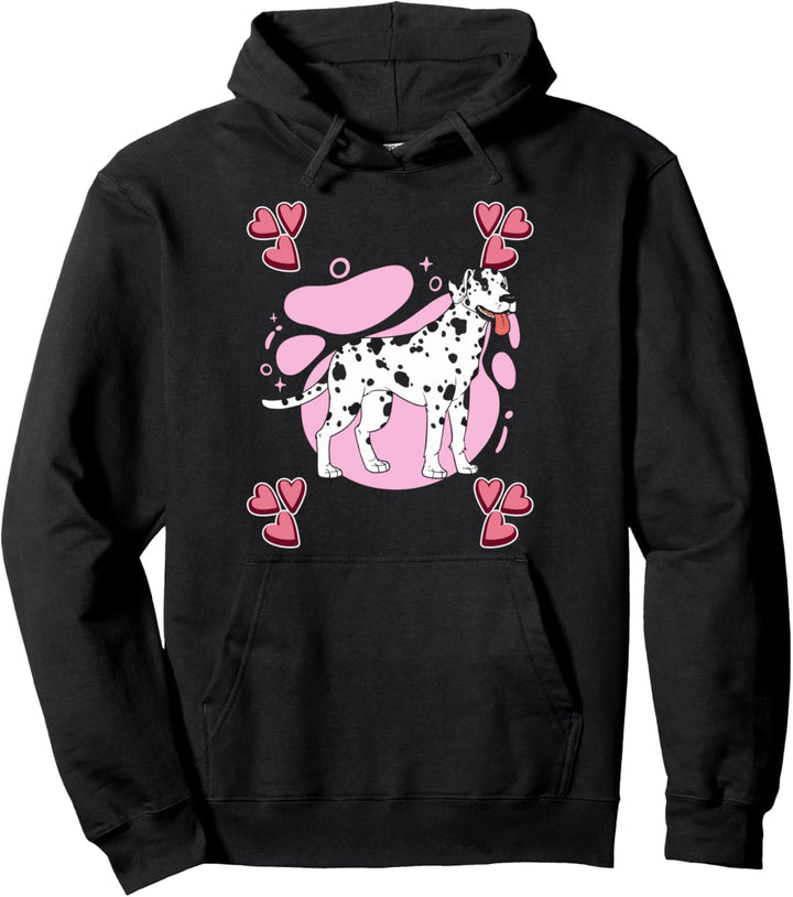 Damen Dalmatiner Zeichnung Mädchen Dalmatiner Pullover Hoodie