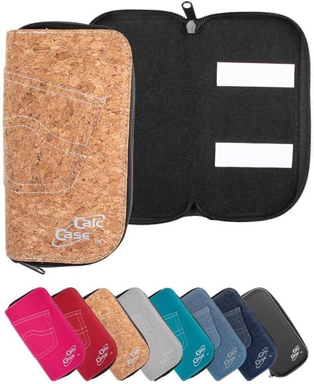 Casio FX 991DE X Schulrechner mit CalcCase Schutztasche, Wissenschaftlicher Taschenrechner – ideal f