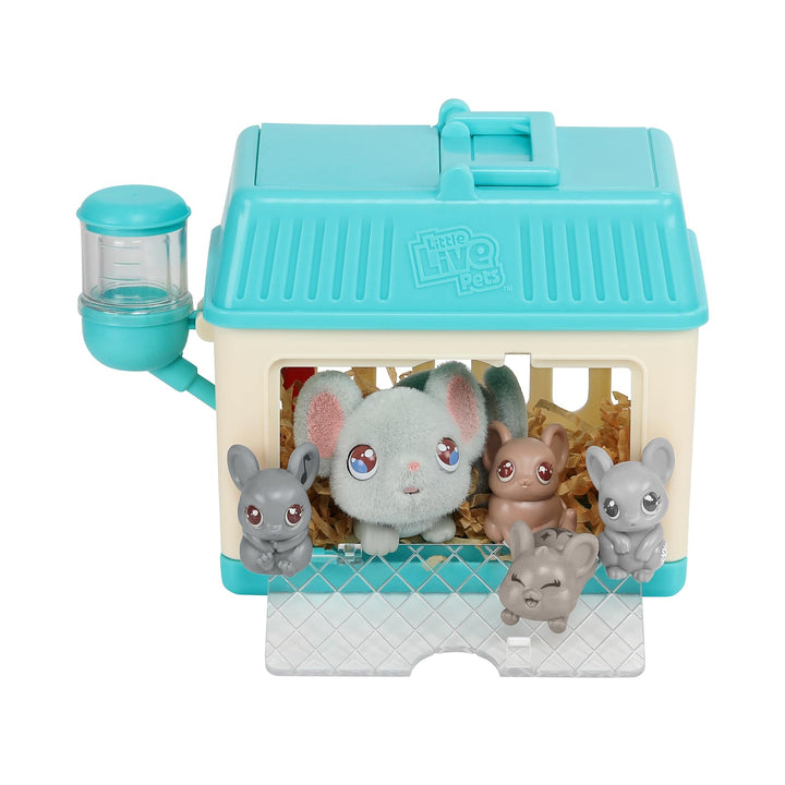 Little Live Pets Mama Surprise Mini Maus-Spielset: Lil‘ Mouse; die Mäuse-Mama bekommt 2,3 oder 4 Bab