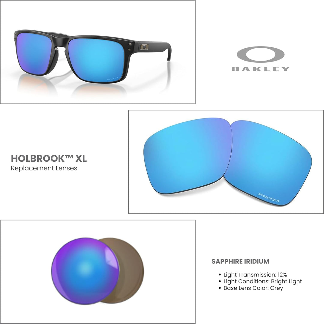 Oakley Original Holbrook XL OO9417 Ersatzgläser für Damen und Herren, inklusive Oakley Mikrofasertuc