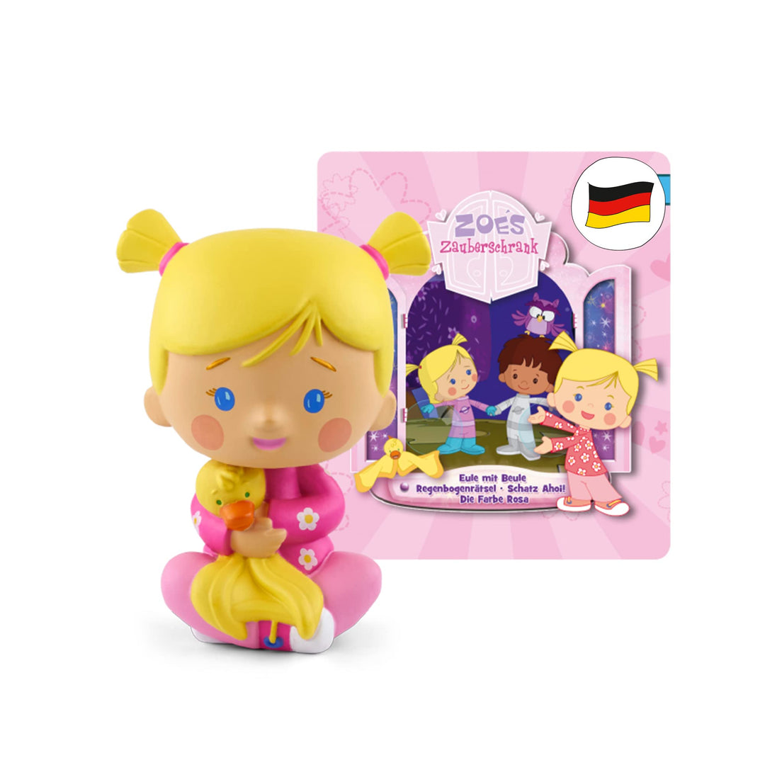 tonies Hörfiguren für Toniebox, Zoés Zauberschrank – Eule/Regenbogenrätsel/Schatz AHOI/Farbe Rosa, H