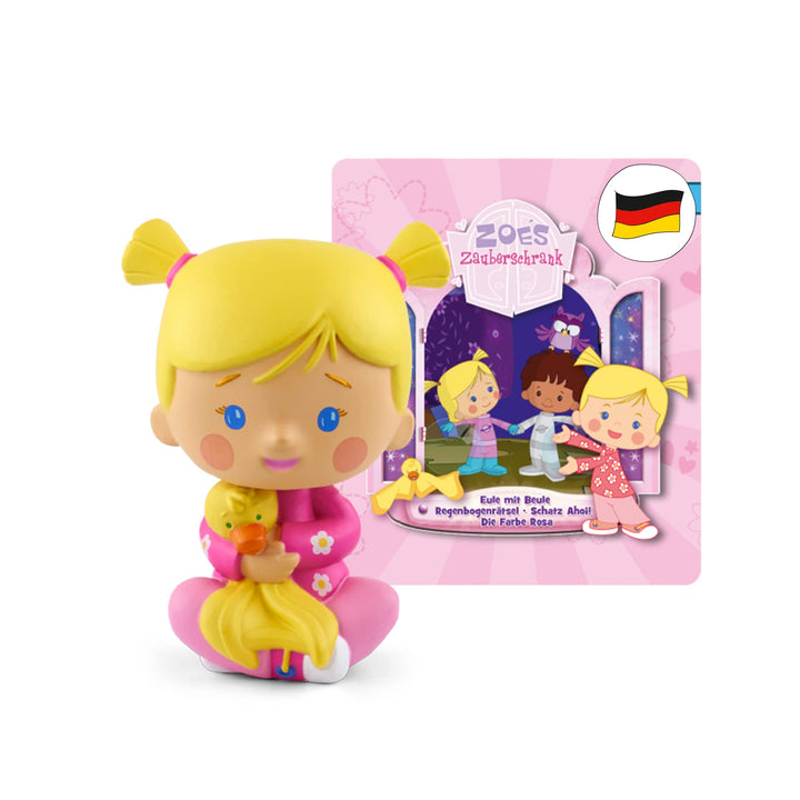 tonies Hörfiguren für Toniebox, Zoés Zauberschrank – Eule/Regenbogenrätsel/Schatz AHOI/Farbe Rosa, H