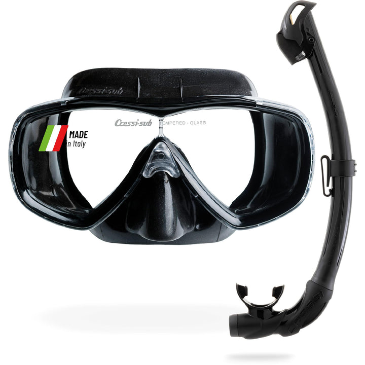CRESSI Estrella &amp; Gamma - Schnorchelset Duikmasker Maske Estrella + Schnorchel Gamma, Einheitsgrösse