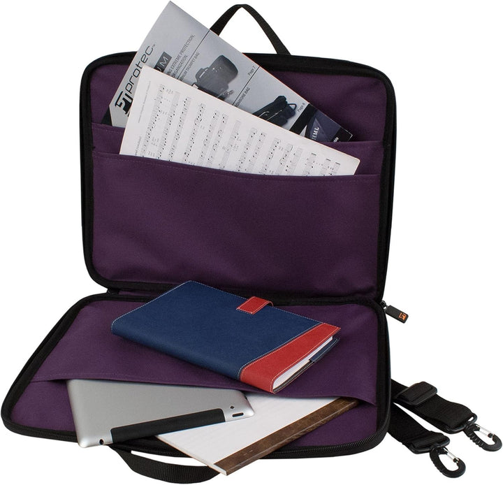 ProTec P5 Notentasche, Lila Standard-Tasche (26,7 x 38,1 cm Papier) Violett, Standardtasche (26,7 x