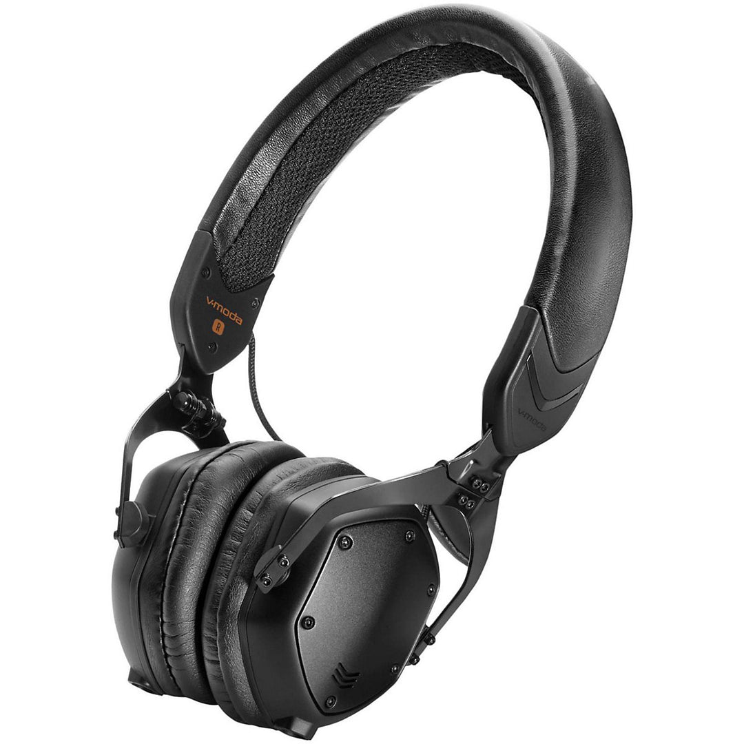 V-MODA XS On-Ear Metal-Noise-Isolation Kopfhörer (Matte Black Metal) Matt-Schwarz, Matt-Schwarz
