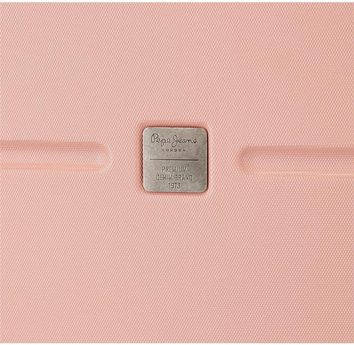 Pepe Jeans Chest Kabinentrolley, rosa, 40 x 55 x 20 cm, starrer ABS-Verschluss, integrierter TSA-Ver