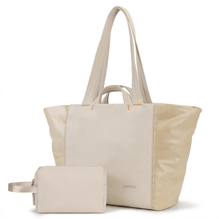 Leichte geräumige Tote Bag für Damen, 25L erweiterbare Reise- & Arbeitstasche mit Tabletfach, Sportt