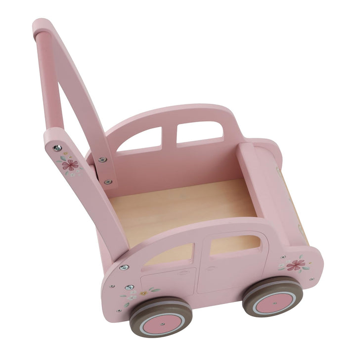 Little Dutch 7128 FSC Holz Laufwagen Auto - Fairy Garden rosa