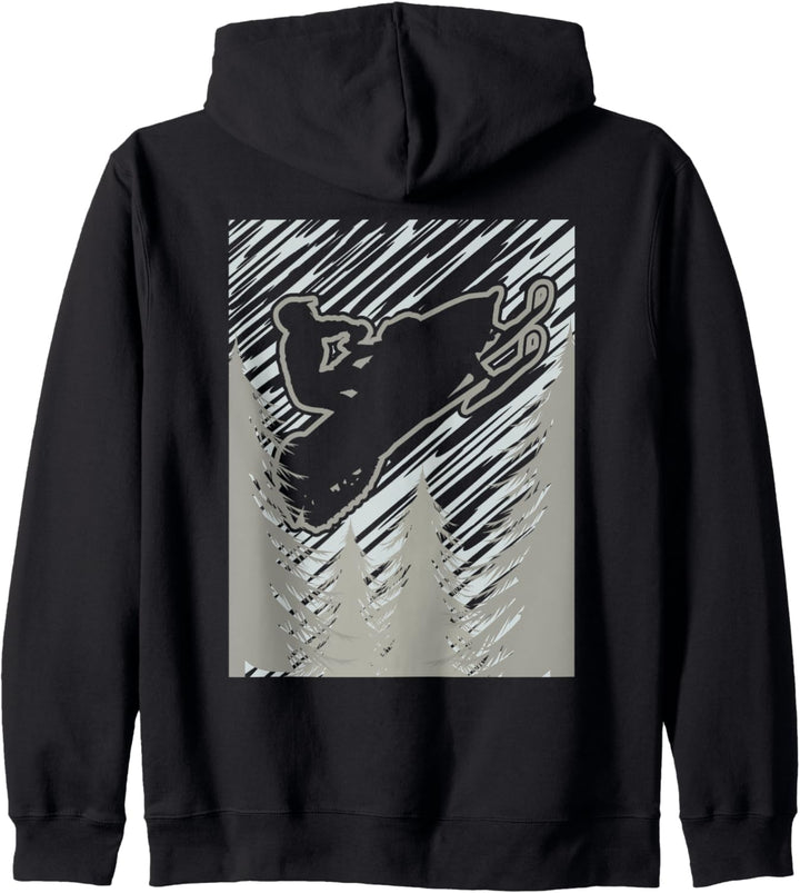 Schneemobil Forest Racer Essential Kapuzenjacke