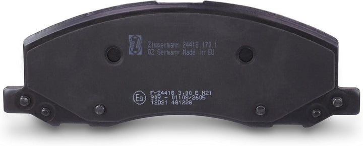 ZIMMERMANN 24418.170.1 Serie Bremsbeläge, vorne, 2 Sensoren Akustische